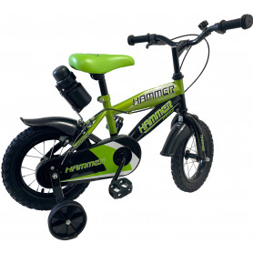 BICICLETTA BAMBINO HAMMER 12'' VERDE - MD WebStore