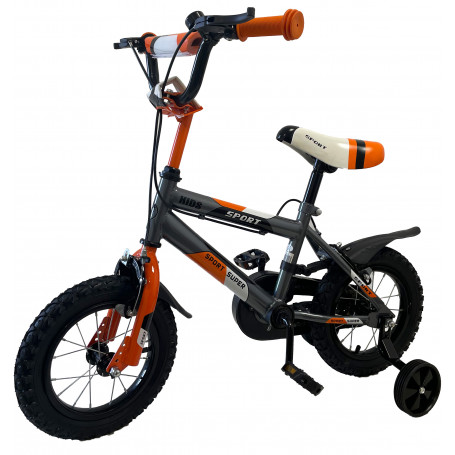 BICICLETTA BIMBO SPORT 12'' ARANCIONE - MD WebStore