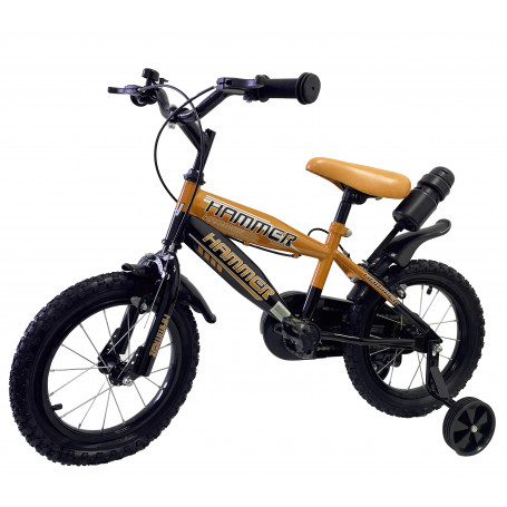BICICLETTA BIMBO HAMMER 14'' ARANCIONE - MD WebStore