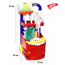 APEL PLASTIK SET TROLLEY PULIZIA GIOCO BAMBINI - MD WebStore