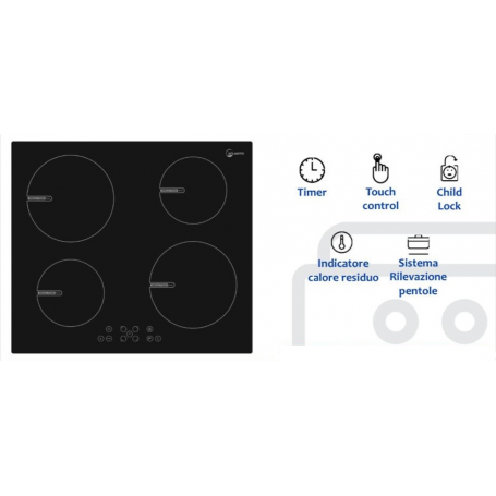 ATLANTIC ATVIFTC13PM PIANO COTTURA AD INDUZIONE - MD WebStore