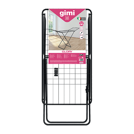 GIMI GLORY STENDINO IN ACCIAIO NERO - MD WebStore