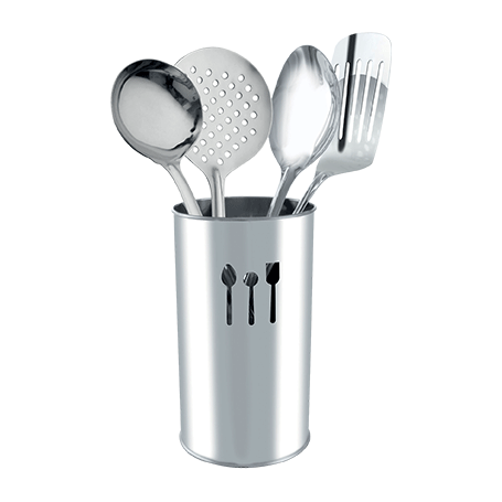 SET MESTOLI E PORTAMESTOLI IN ACCIAIO - MD WebStore