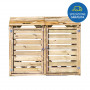 FORESTA CP15090  COPRI BIDONI IN LEGNO ABETE - MD WebStore