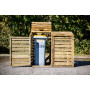 FORESTA CP15090  COPRI BIDONI IN LEGNO ABETE - MD WebStore