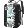 ZAINO DA VIAGGIO MULTITASCHE NERO - MD WebStore