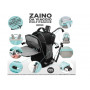 ZAINO DA VIAGGIO MULTITASCHE NERO - MD WebStore