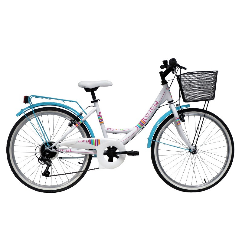 DENVER BIKE BICICLETTA CITY VENERE 24'' ACCIAIO - MD WebStore