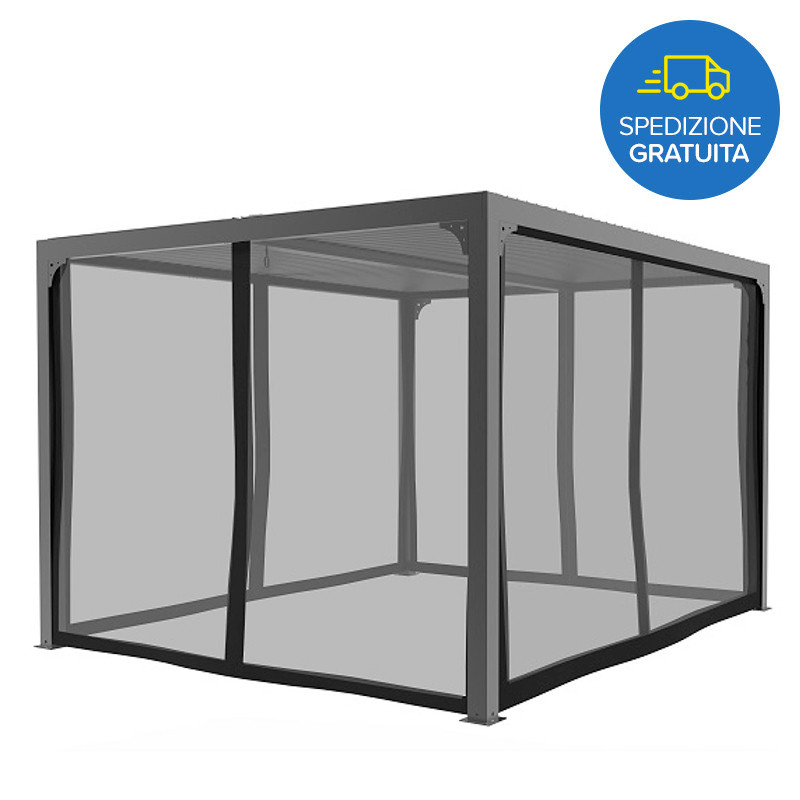FORESTA PERBIRA3630 KIT TENDA ZANZARIERA PER PERGOLA - MD WebStore