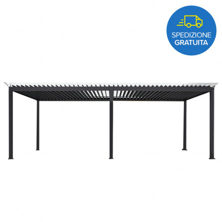 FORESTA PER3060BI PERGOLA BIOCLIMATICA IN ALLUMINIO CON APERTURA MOTORIZZATA