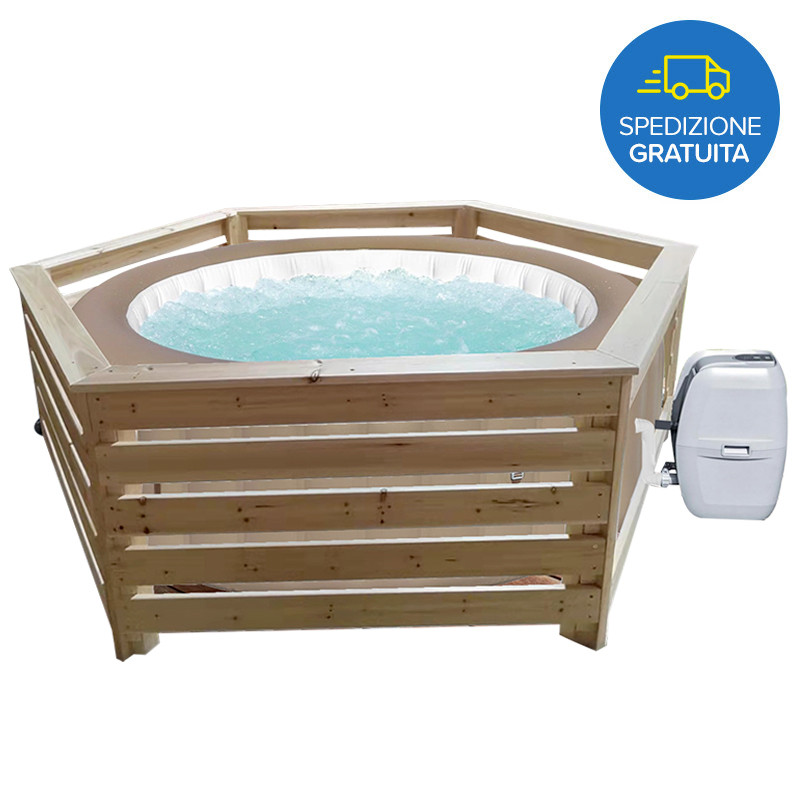 FORESTA HAB2418B RIVESTIMENTO ESAGONALE IN LEGNO ABETE - MD WebStore