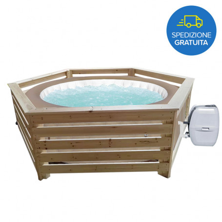 FORESTA HAB2620B RIVESTIMENTO PISCINA IN LEGNO ABETE - MD WebStore