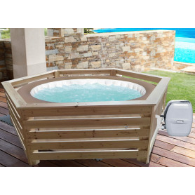 FORESTA HAB2722B RIVESTIMENTO ESAGONALE IN LEGNO ABETE - MD WebStore