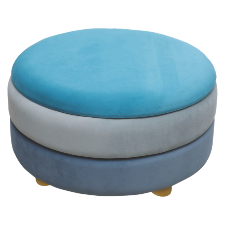 MD CASA POUF OTTOMAN CELESTE - MD WebStore
