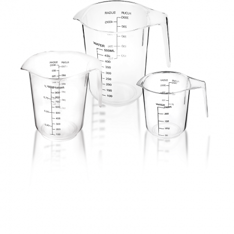 MD CASA SET BROCCA GRADUATA PLASTICA 3PZ - MD WebStore