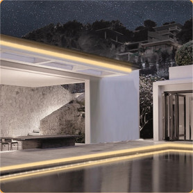STRISCIA 60 LED A PANNELLO SOLARE - MD WebStore