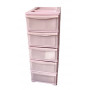 CASSETTIERA 5 CASSETTI ROSA - MD WebStore