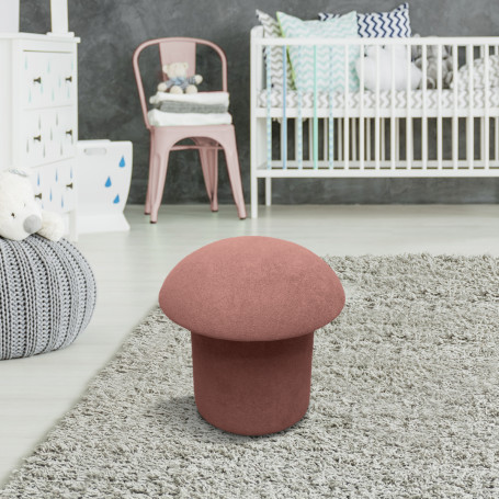 POUF FUNGO CONTENITORE ROSA - MD WebStore