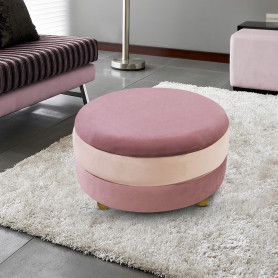 MD CASA POUF OTTOMAN ROSA - MD WebStore