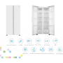 COMFEE RCS609WH2 FRIGORIFERO SIDE BY SIDE BIANCO 460 LT - MD WebStore