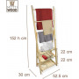 MOTTINOX PORTASCIUGAMANI CON 3 RIPIANI - MD WebStore