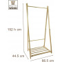 MOTTINOX PORTA ABITI IN LEGNO FAGGIO - MD WebStore