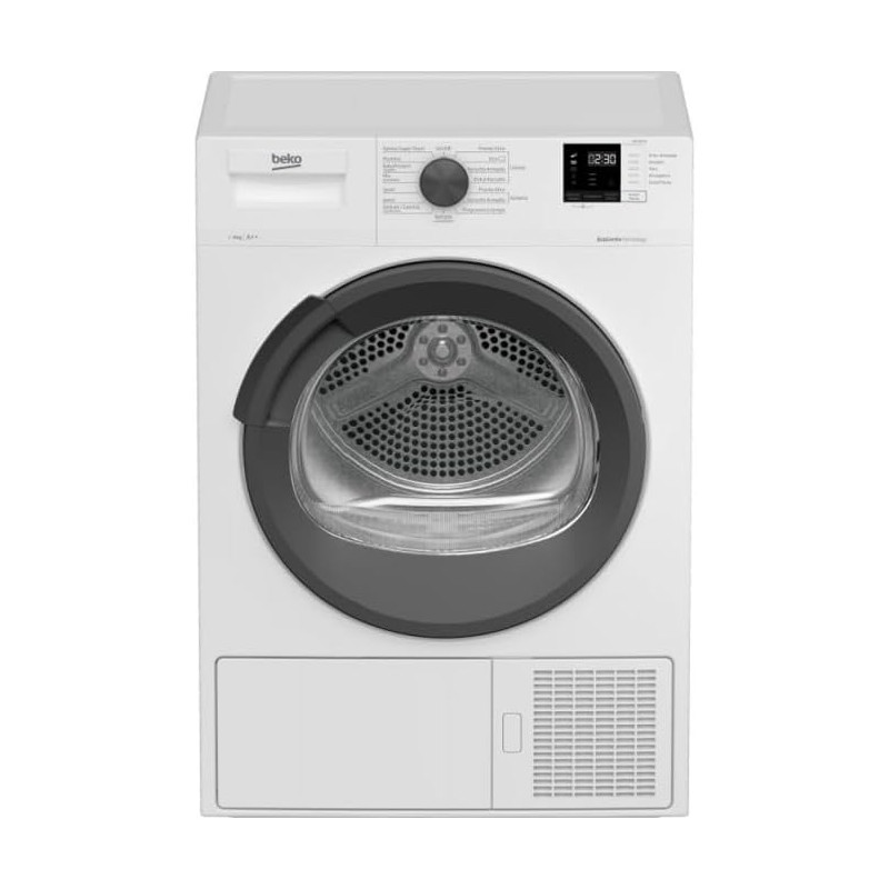 BEKO DRXS823A ASCIUGATRICE SLIM POMPA DI CALORE 8KG - MD WebStore