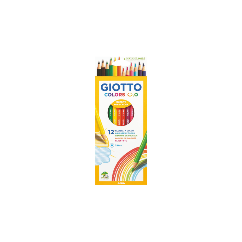 GIOTTO PASTELLI 12 COLORI - MD WebStore
