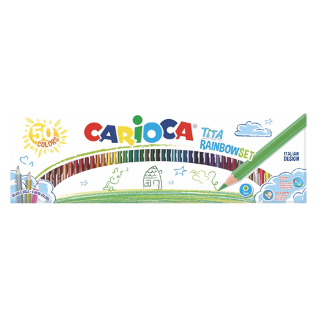 CARIOCA PASTELLI TITA RAINBOW 50PZ - MD WebStore