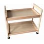 MOTTINOX CARRELLO 2 RIPIANI IN LEGNO - MD WebStore
