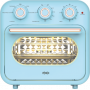 MXD FORNO/FRIGGITRICE AD ARIA 2 IN 1 CELESTE - MD WebStore