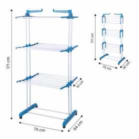 STENDINO TORRE METALLO E PLASTICA  - MD WebStore
