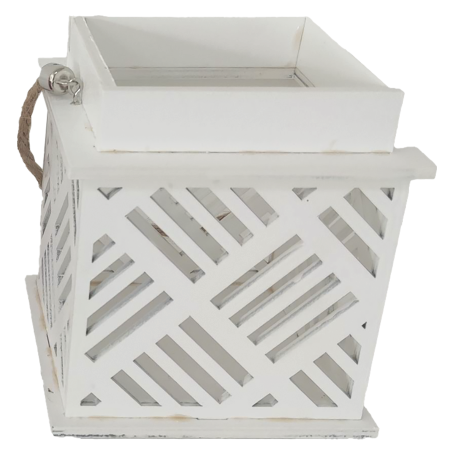 PORTACANDELA IN LEGNO 11x12CM - MD WebStore