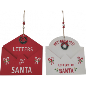 BUSTA LETTERE DI NATALE IN LEGNO - MD WebStore