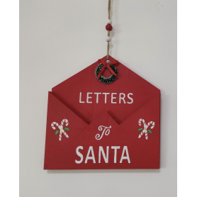 BUSTA LETTERE DI NATALE IN LEGNO - MD WebStore