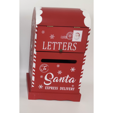 CASSETTA LETTERE DI NATALE IN LEGNO - MD WebStore