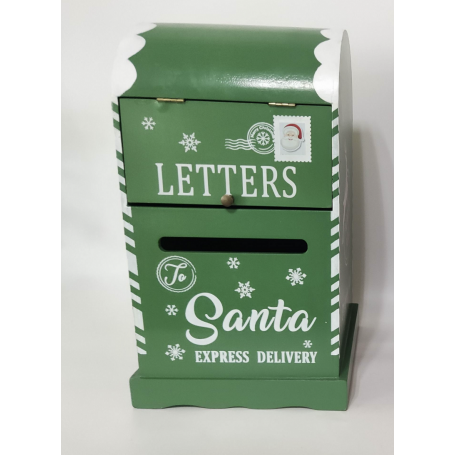 CASSETTA LETTERE DI NATALE IN LEGNO - MD WebStore