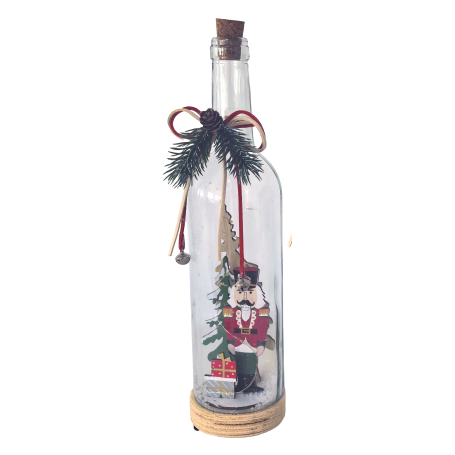 BOTTIGLIA DECORATIVA SCHIACCIANOCE - MD WebStore