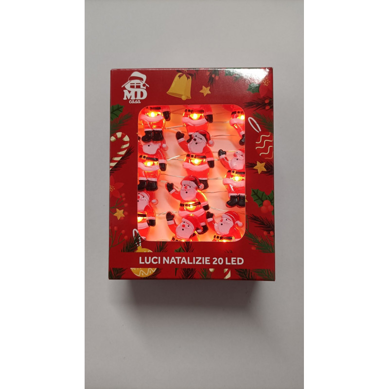 MD CASA LUCI NATALIZIE 20 LED VARIE FANTASIE - MD WebStore