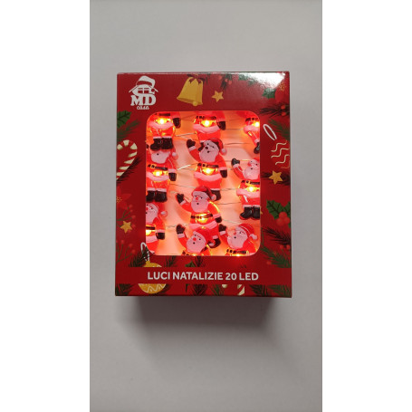 MD CASA LUCI NATALIZIE 20 LED VARIE FANTASIE - MD WebStore
