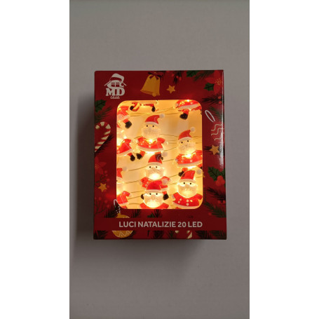 MD CASA LUCI NATALIZIE 20 LED VARIE FANTASIE - MD WebStore