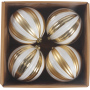 SET PALLINE NATALE 4PZ 15CM - MD WebStore