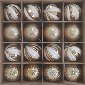 SET PALLINE NATALE 16PZ 8CM - MD WebStore