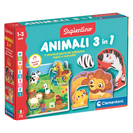 GIOCO MONTESSORI ANIMALI/PRIMI GIOCHI - MD WebStore
