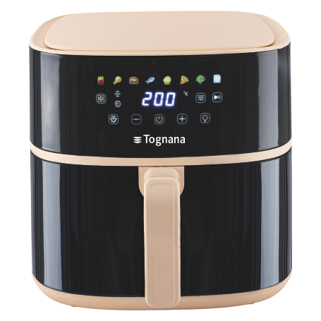 TOGNANA FRIGGITRICE AD ARIA 8 L CHAMPAGNE- MD WebStore