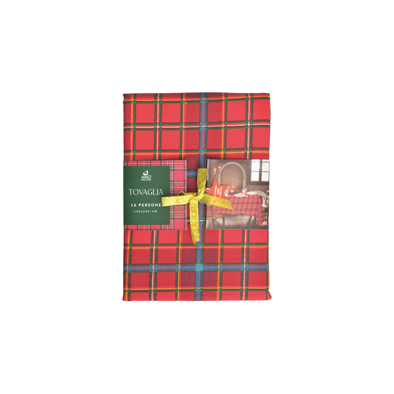 AMO LA CASA TOVAGLIA STAMPATA DA 16 PERSONE - MD WebStore