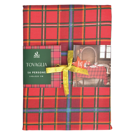 AMO LA CASA TOVAGLIA STAMPATA DA 16 PERSONE - MD WebStore