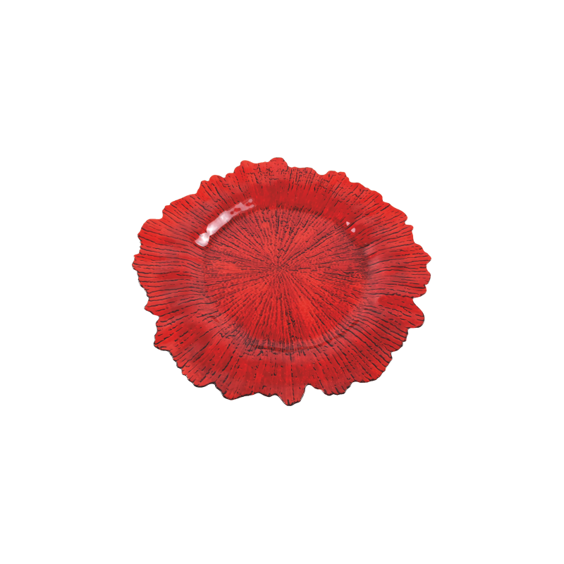 SOTTOPIATTO IN PLASTICA ROSSO - MD WebStore