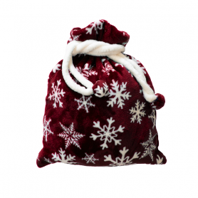 PLAID CON SACCA BLU/ROSSO