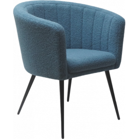 MD CASA LT-10146 POLTRONA BLUE